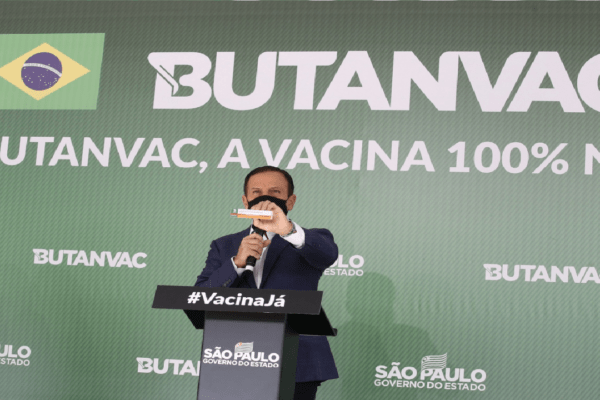 João Doria diz que não sabia de participação americana no desenvolvimento do imunizante Butanvac