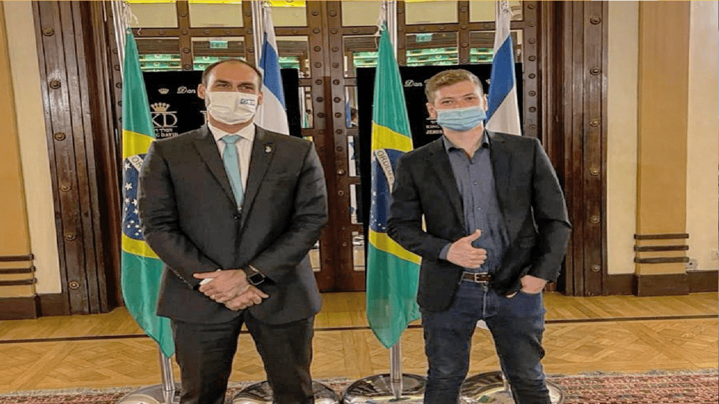 CPI pretende investigar viagem de Eduardo Bolsonaro a Israel