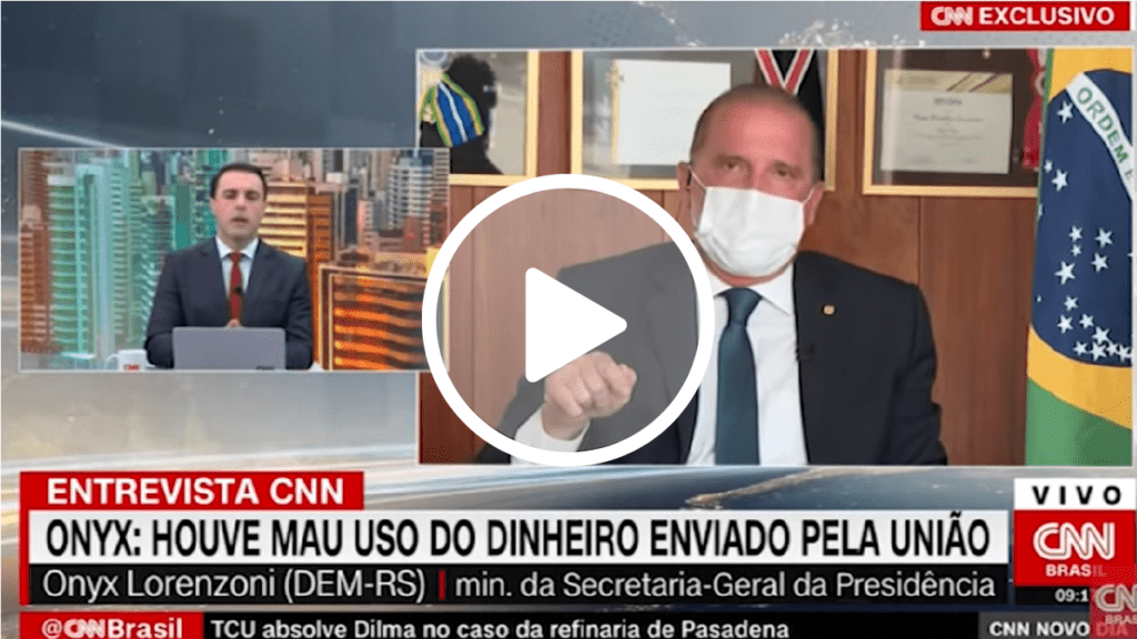 Onyx Lorenzoni desmonta narrativa de âncora da CNN sobre pandemia: "O senhor está mentindo"
