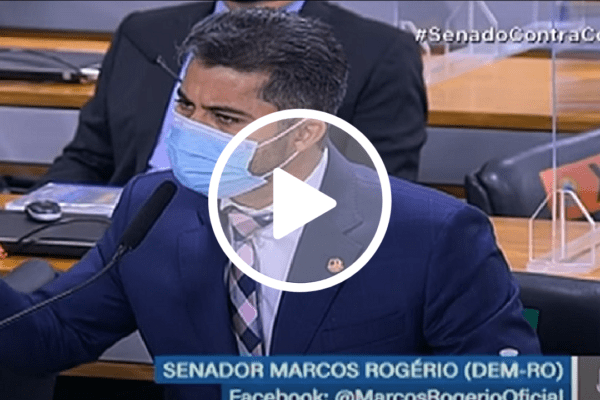 Senador Marcos Rogério classifica como "piada" convocação de Bolsonaro à CPI