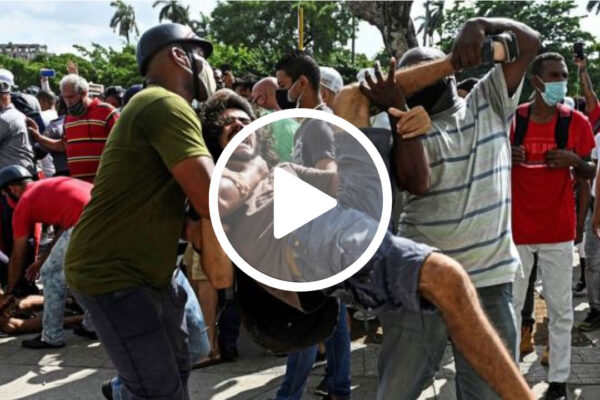 Cidadãos fazem protesto em Cuba contra governo comunista