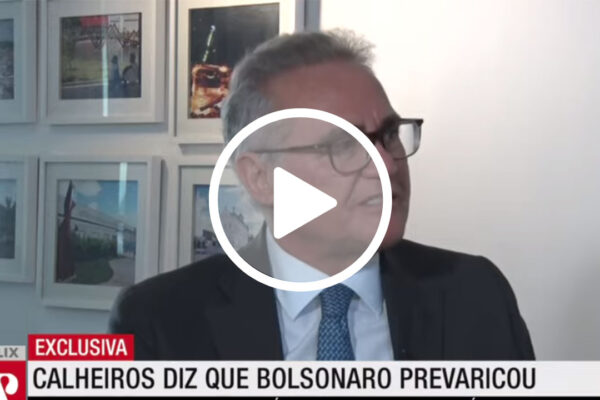 Renan Calheiros minimiza investigação da PF e diz que prevaricação de Bolsonaro está confirmada