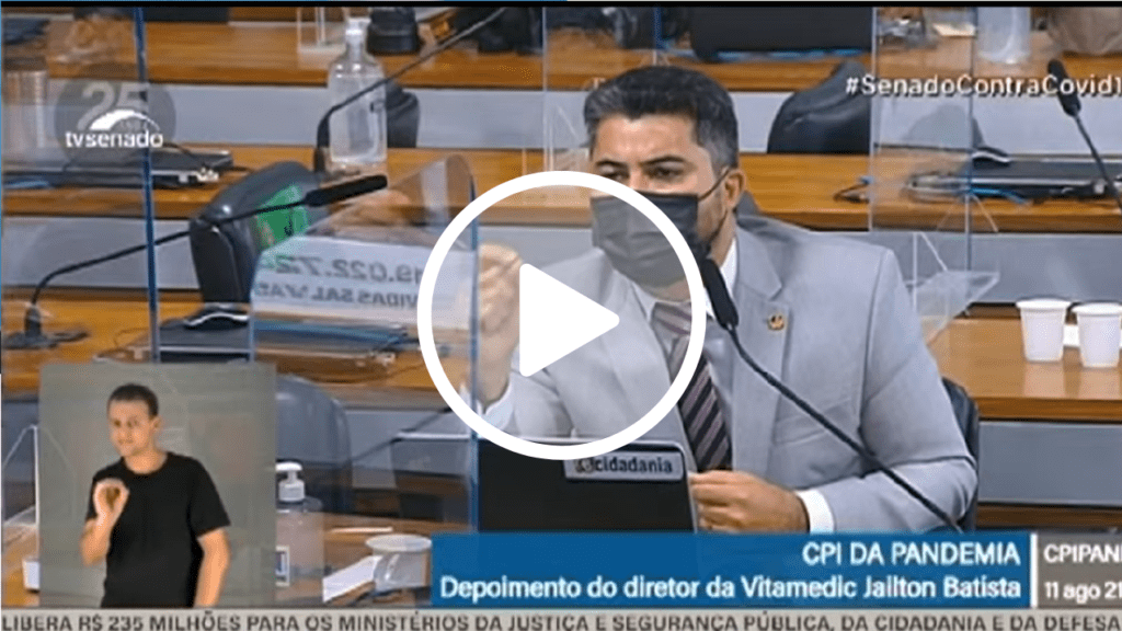 Marcos Rogério defende tratamento off label e diz que CPI
