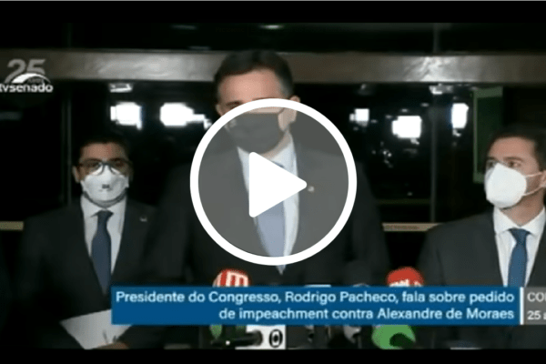 Rodrigo Pacheco rejeita pedido de impeachment de Alexandre de Moraes
