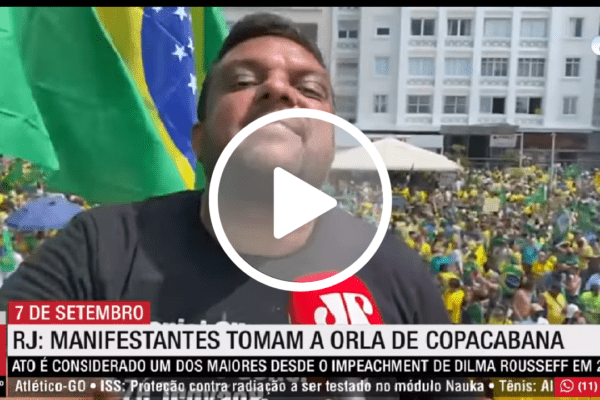 Em manifestação pela liberdade, Otoni de Paula dispara 'Queremos impeachment de ministros do STF'