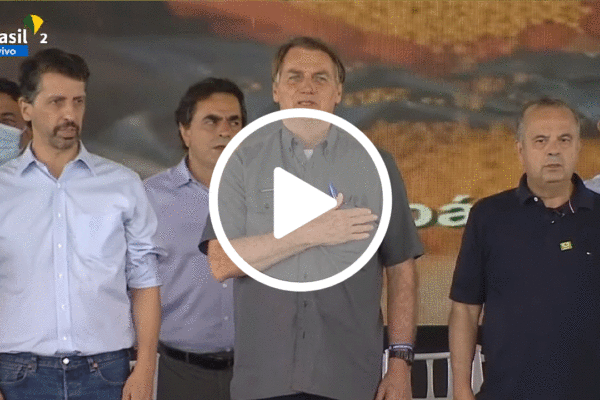 Presidente Bolsonaro participa da cerimônia de lançamento da Jornada das Águas em São Roque (MG)