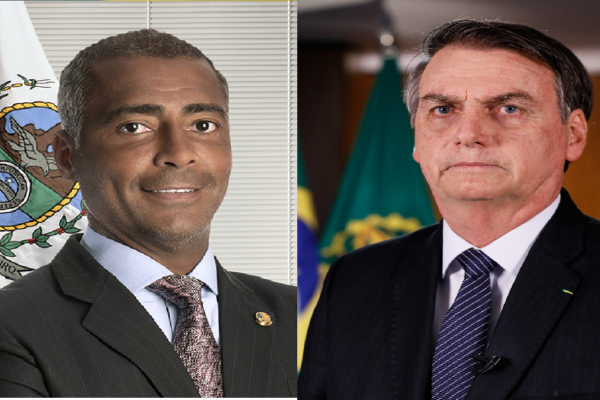 Senador Romário sobre Bolsonaro: "Cara sério, que tem coragem e não tem medo de se posicionar"