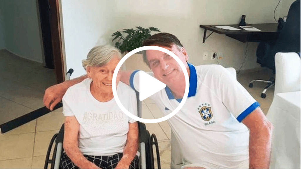 Aos 94 anos, mãe de Jair Bolsonaro morre no interior de São Paulo