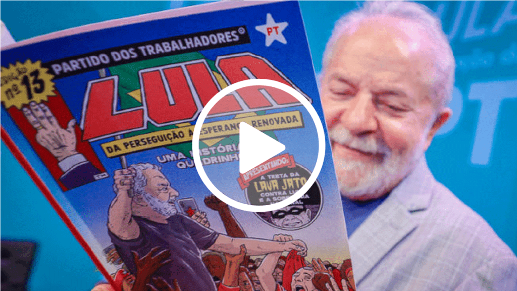 PT cria revista em quadrinhos para dar versão sobre prisão de Lula e impeachment