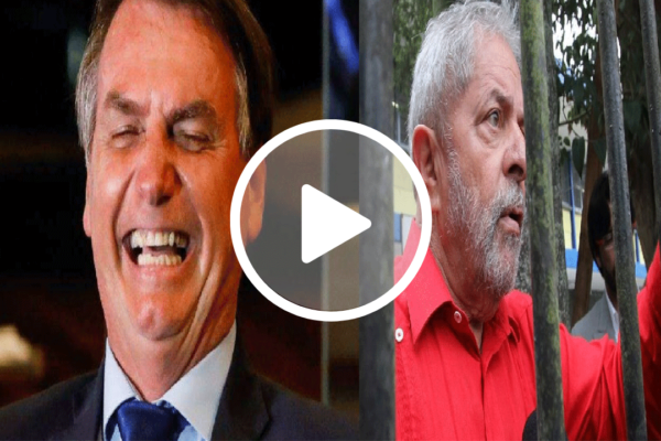Apoiadores grita 'Lula ladrão, seu lugar é na prisão' durante discurso de Bolsonaro na Paraíba