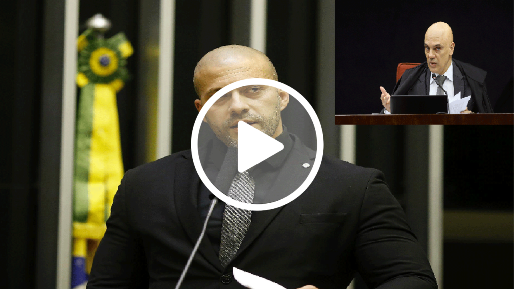 Daniel Silveira diz a Alexandre de Moraes que não responderá a perguntas sobre tornozeleira