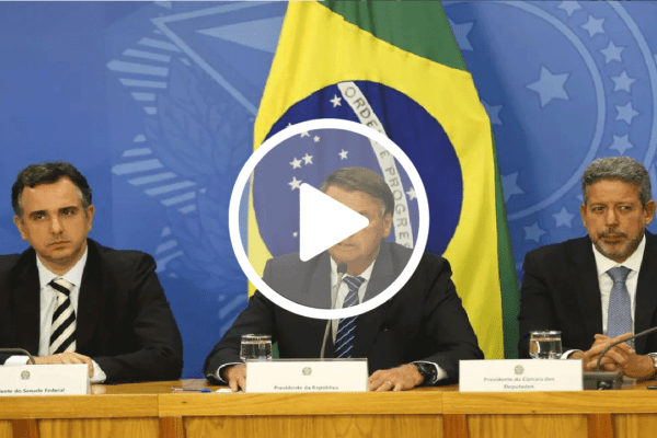 Presidente Bolsonaro propõe zerar impostos estaduais para diminuir os preços dos combustíveis