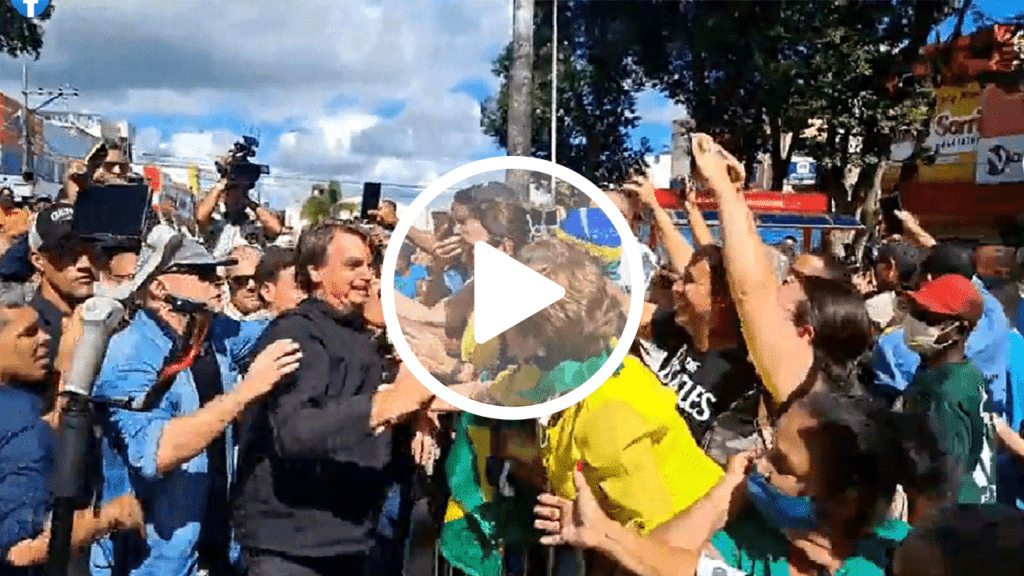 Presidente Bolsonaro reúne multidão em Cruz das Almas (BA) e locutor diz