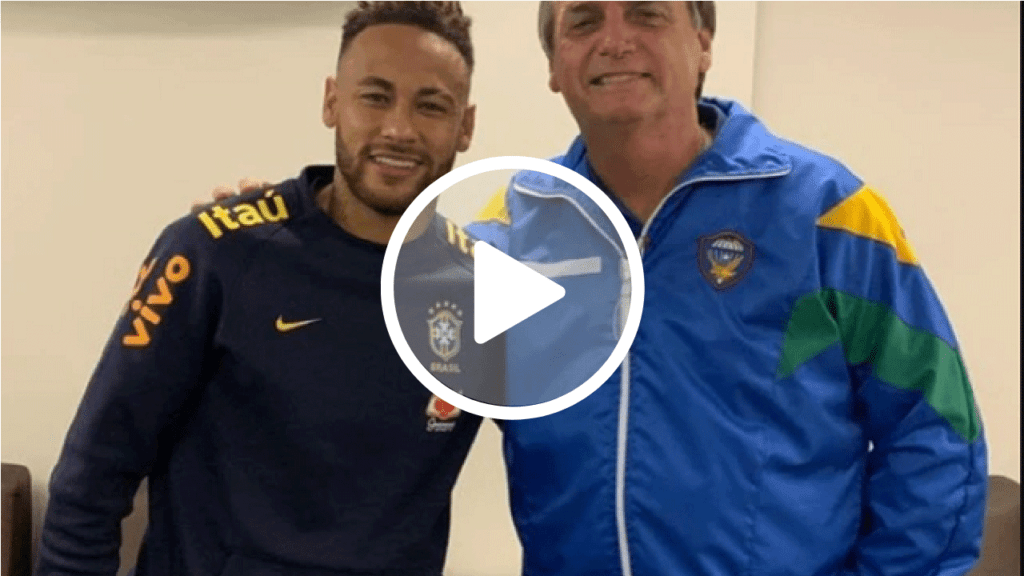 Bolsonaro agradece apoio de Neymar: ‘Reeleição e Hexa’